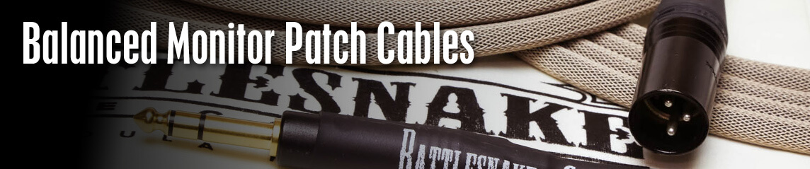 Monitor Cables / Balanced Patch Cables