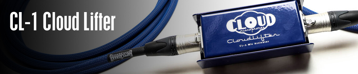 CL-1 Cloudlifter and Rattlesnake Cable Company XLR Cables
