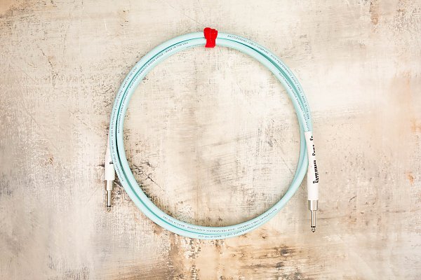 10' Standard in Big Sky with Neutrik Straight Nickel to Neutrik Straight Nickel (White Tubes) 