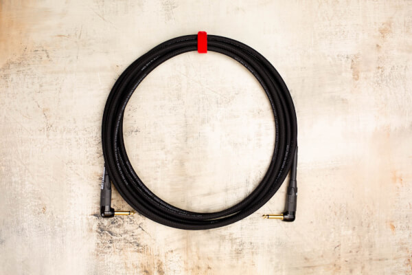 15' Standard in Black with Neutrik Right Angle Gold to Neutrik Right Angle Gold 