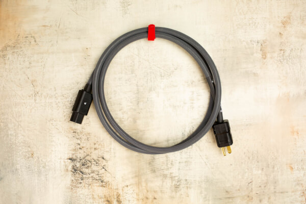  6' IEC Power Cable in Sage (Ground Pin Right) 