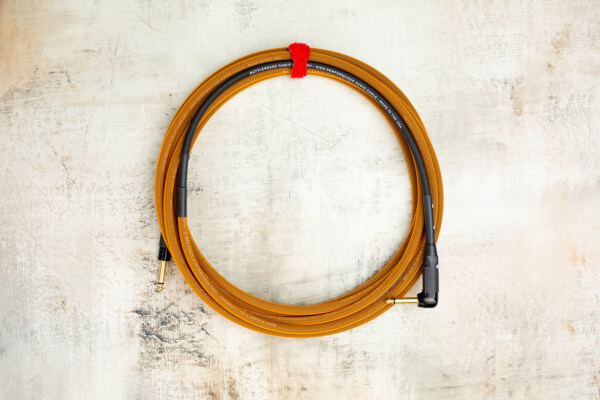  20' Snake Head in Copper with Neutrik Right Angle Gold (connected to instrument) to Neutrik Straight Gold 