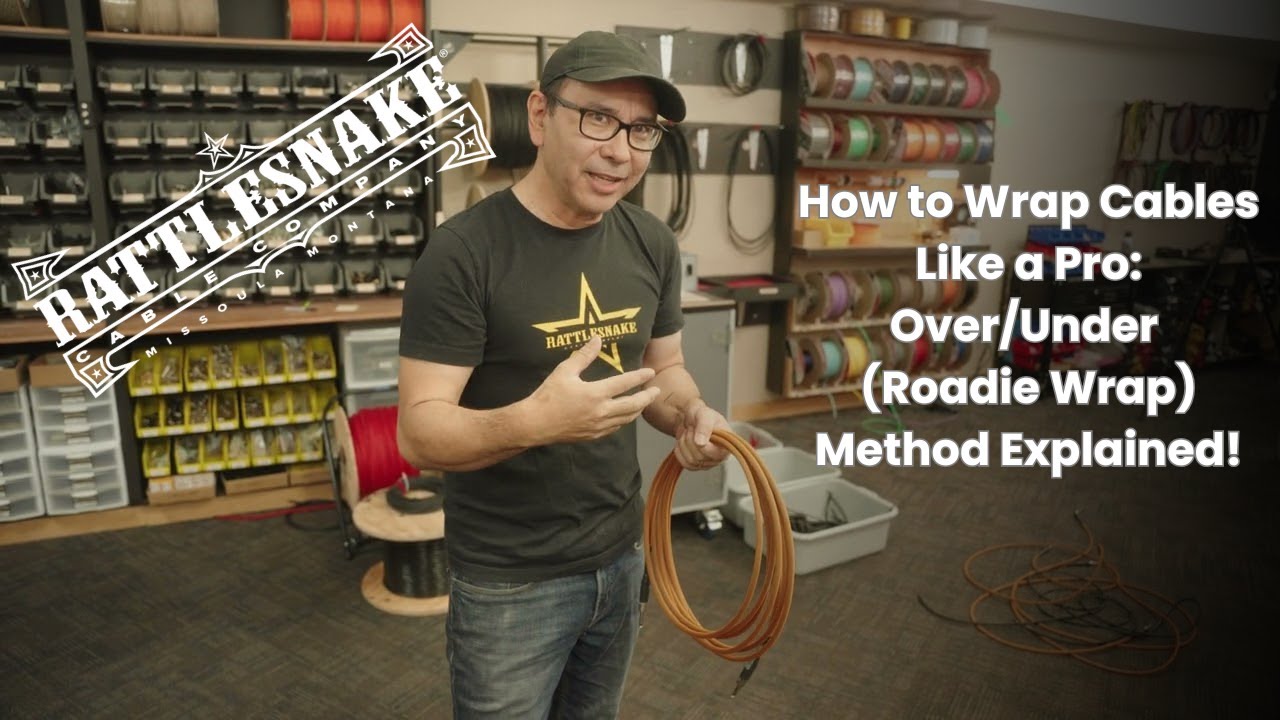How to Wrap Cables Like a Pro: Over/Under (Roadie Wrap) Method Explained!