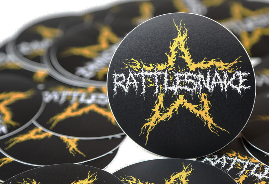 Black Metal Round
