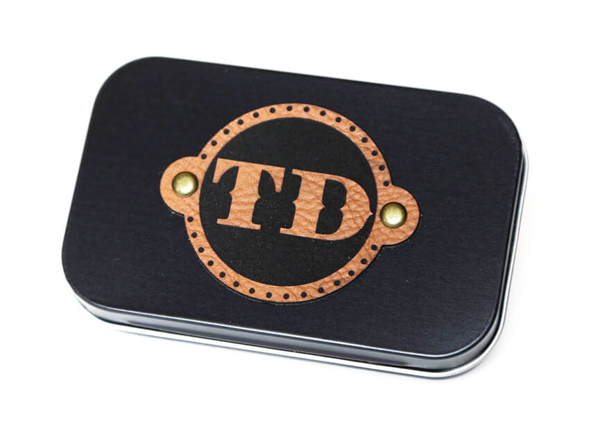 Custom Initials Pick Tin