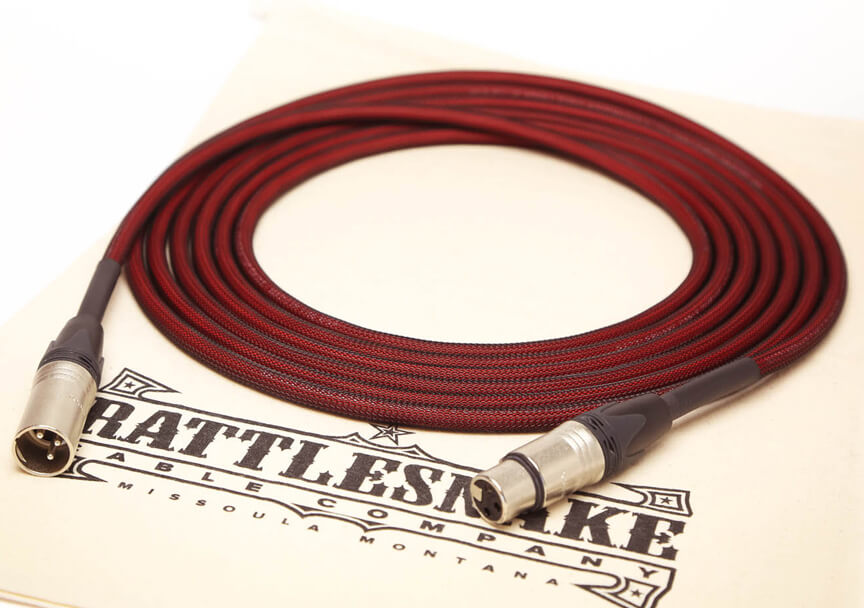 Oxblood XLR Cables