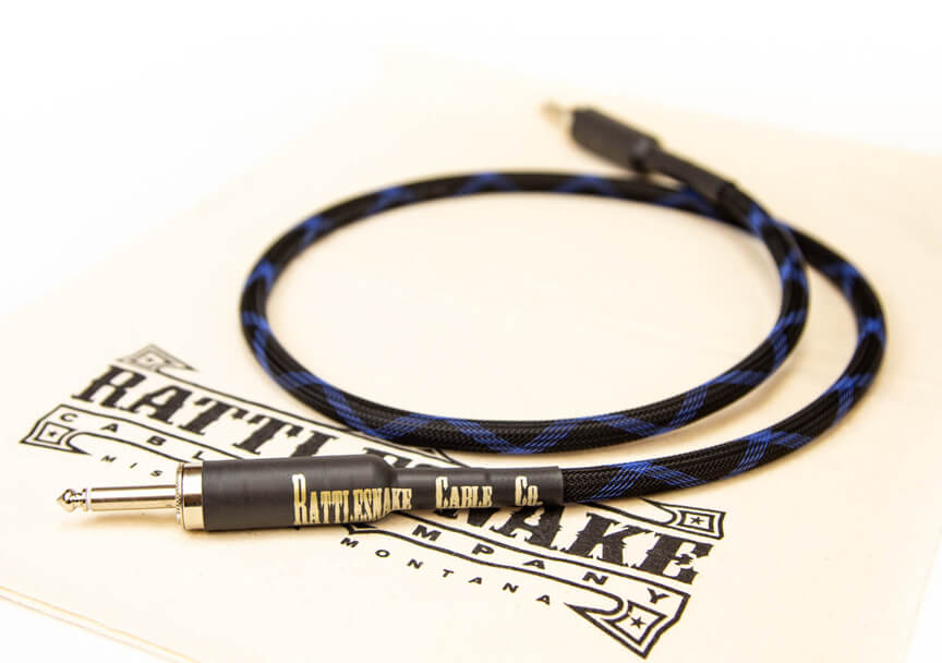 Sidewinder Blue Speaker Cables