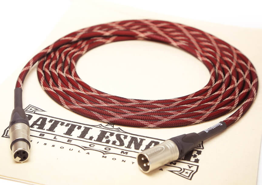 Sidewinder Red XLR Cables